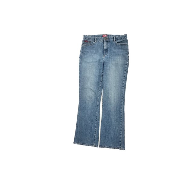 Chaps Bootcut Women's size 10 Dark Wash Blue Denim Jeans - Picture 1 of 4